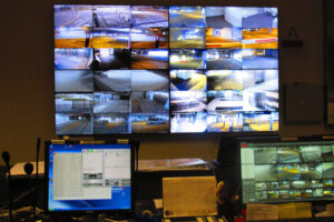 The onsite control room is manned 24--7