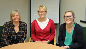 Wessex Fire and Security has appointed Lisa Merefield (left) and Dee Marsh (right) has customer service advisers. Jess Lutwyche (centre) is Service Manager.