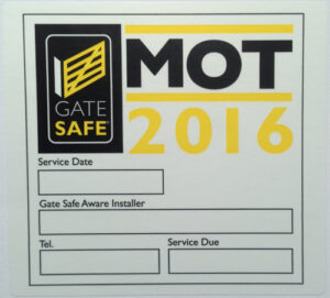 MOT Sticker 2016